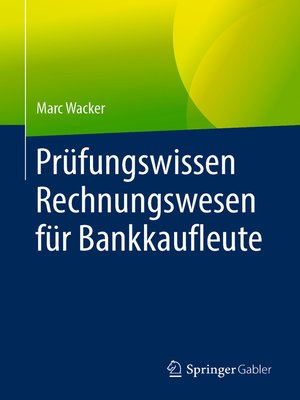 cover image of Prüfungswissen Rechnungswesen für Bankkaufleute